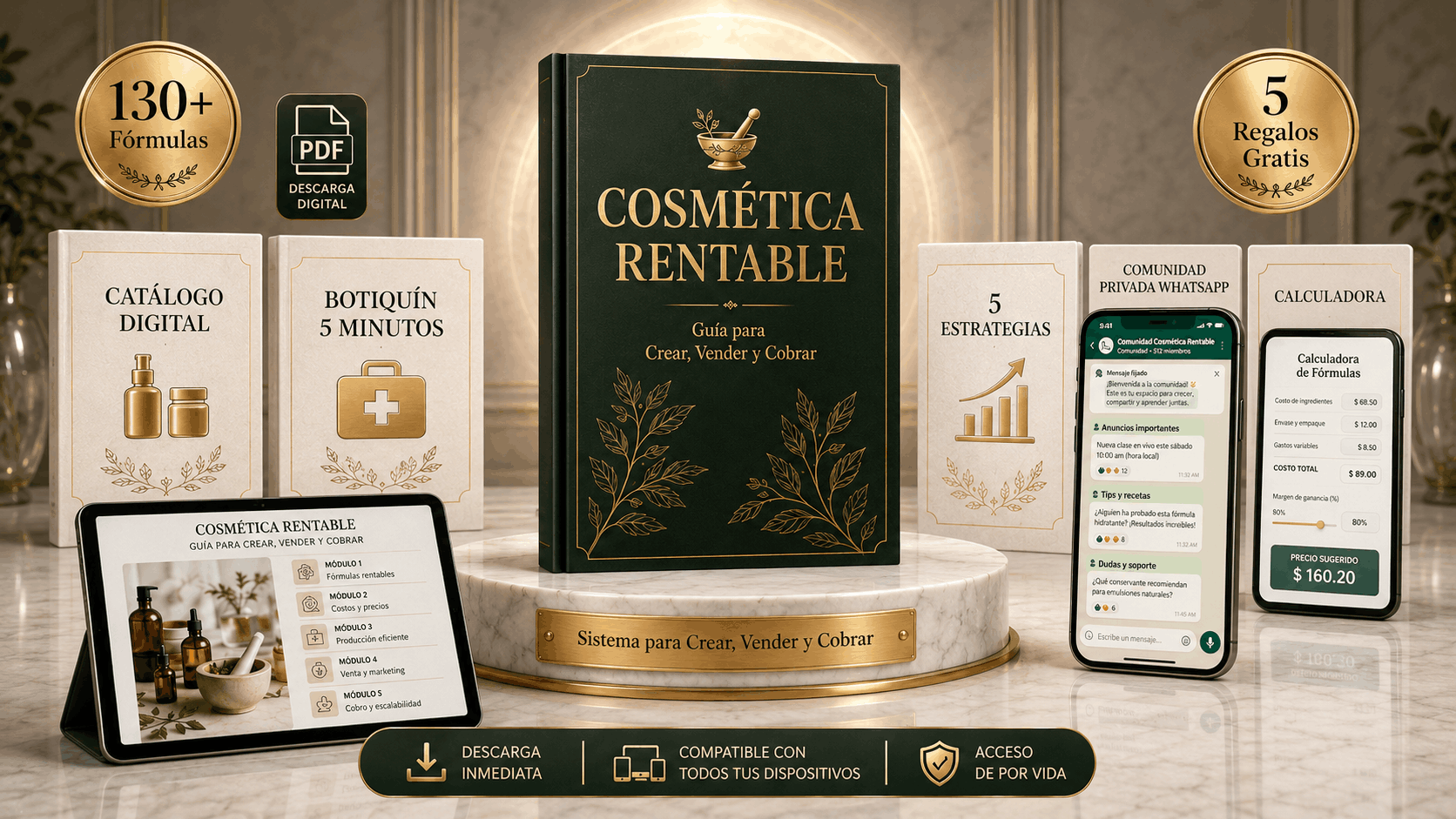 COSMÉTICA RENTABLE — Sistema completo